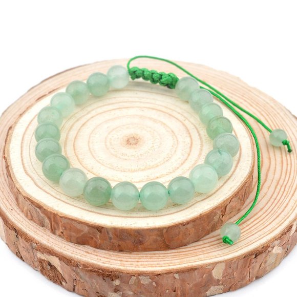 Green Aventurine Bracelet 8MM - Picture 2 of 3